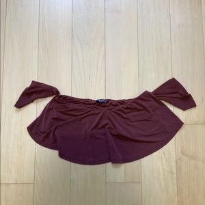 Maroon Fashionova top
